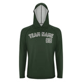 Custom Dark Green Dark Grey UV-Hoodie