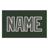 Custom Dark Green Dark Grey Beach Towel