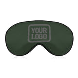 Custom Dark Green Dark Grey Sleep Mask