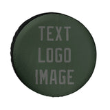 Custom Dark Green Dark Grey Truck Tires