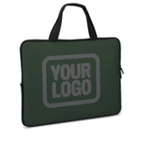 Custom Dark Green Dark Grey Laptop Bag