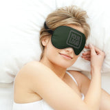 Custom Dark Green Dark Grey Sleep Mask