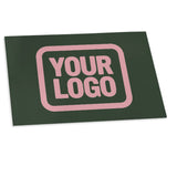 Custom Dark Green Light Pink Flag