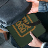 Custom Dark Green Khaki Laptop Bag