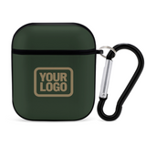 Custom Dark Green Light Khaki AirPods Case