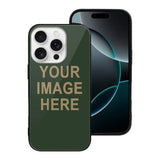 Custom Dark Green Light Khaki Phone Case
