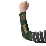 Custom Dark Green Light Khaki Arm Sleeve