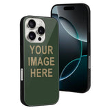 Custom Dark Green Light Khaki Phone Case