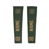 Custom Dark Green Light Khaki Arm Sleeve