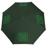 Custom Dark Green Emerald Green Automatic Umbrella