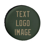 Custom Dark Green Light Khaki Truck Tires