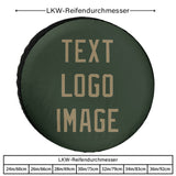 Custom Dark Green Light Khaki Truck Tires