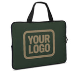 Custom Dark Green Light Khaki Laptop Bag