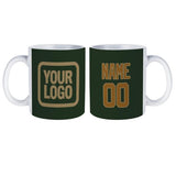 Custom Dark Green Khaki Mug