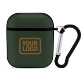 Custom Dark Green Khaki AirPods Case