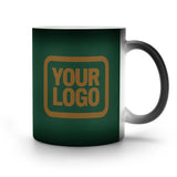Custom Dark Green Khaki Magic Mug
