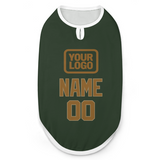 Custom Dark Green Khaki Pet Vest