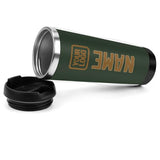 Custom Dark Green Khaki Stainless Steel Water Cup