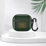 Custom Dark Green Khaki AirPods Case (3rd Generation)