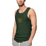 Custom Dark Green Khaki Men's Tank Top