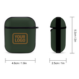 Custom Dark Green Khaki AirPods Case