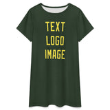 Custom Dark Green Light Yellow Nachthemd
