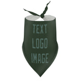 Custom Dark Green Blue Green Pet Scarf