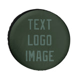 Custom Dark Green Blue Green Truck Tires