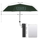 Custom Dark Green Blue Green Automatic Umbrella