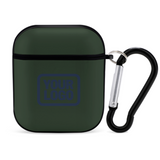 Custom Dark Green Blue AirPods Case