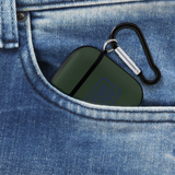 Custom Dark Green Blue AirPods Case