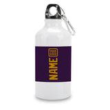 Custom Purple Yellow Sports Bottle