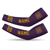 Custom Purple Yellow Arm Sleeve