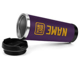 Custom Purple Yellow Stainless Steel Water Cup