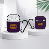 Custom Purple Yellow AirPods Case