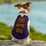 Custom Purple Yellow Pet Vest