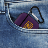 Custom Purple Yellow AirPods Case