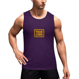 Custom Purple Yellow Men's Tank Top
