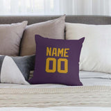 Custom Purple Yellow Pillowcase