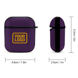 Custom Purple Yellow AirPods Case