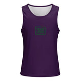 Custom Purple Green Men's Tank Top