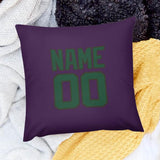 Custom Purple Green Pillowcase