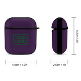 Custom Purple Green AirPods Case