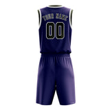 Custom Purple Olive Basketball Set