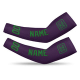 Custom Purple Emerald Green Arm Sleeve
