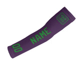 Custom Purple Emerald Green Arm Sleeve