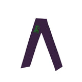 Custom Purple Emerald Green Headband