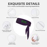 Custom Purple Emerald Green Headband