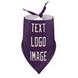 Custom Purple Cream Pet Scarf