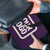 Custom Purple Cream Laptop Bag
